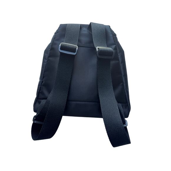 Vintage Kate Spade Zip Nylon Black Backpack 90s Y2K - Picture 4 of 6